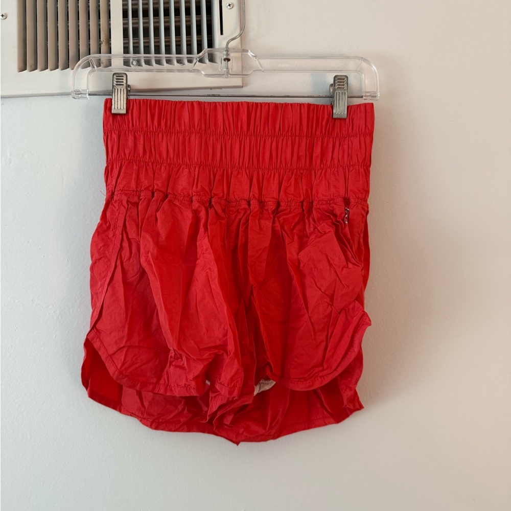 Free People Movement Red Women's Shorts